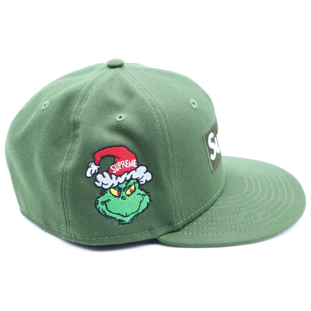 SUPREME(シュプリーム) 24AW Grinch Box Logo New Era Cap グリンチ ボックスロゴ キャップ グリーン