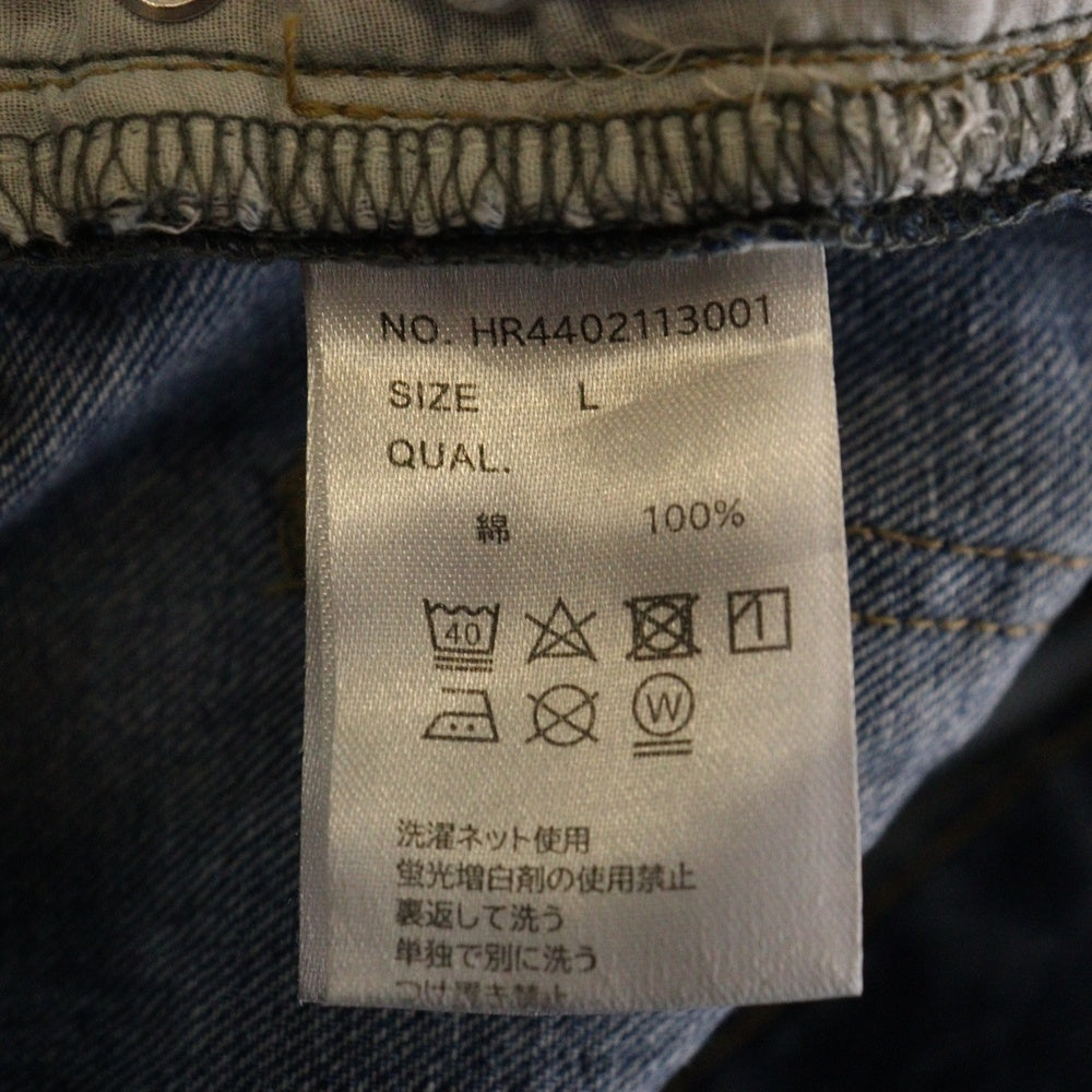 NO BRAND(ノーブランド) HONEY SUCKLE ROSE(ハニーサックルローズ) ストレート デニムパンツ インディゴ HR4302113001