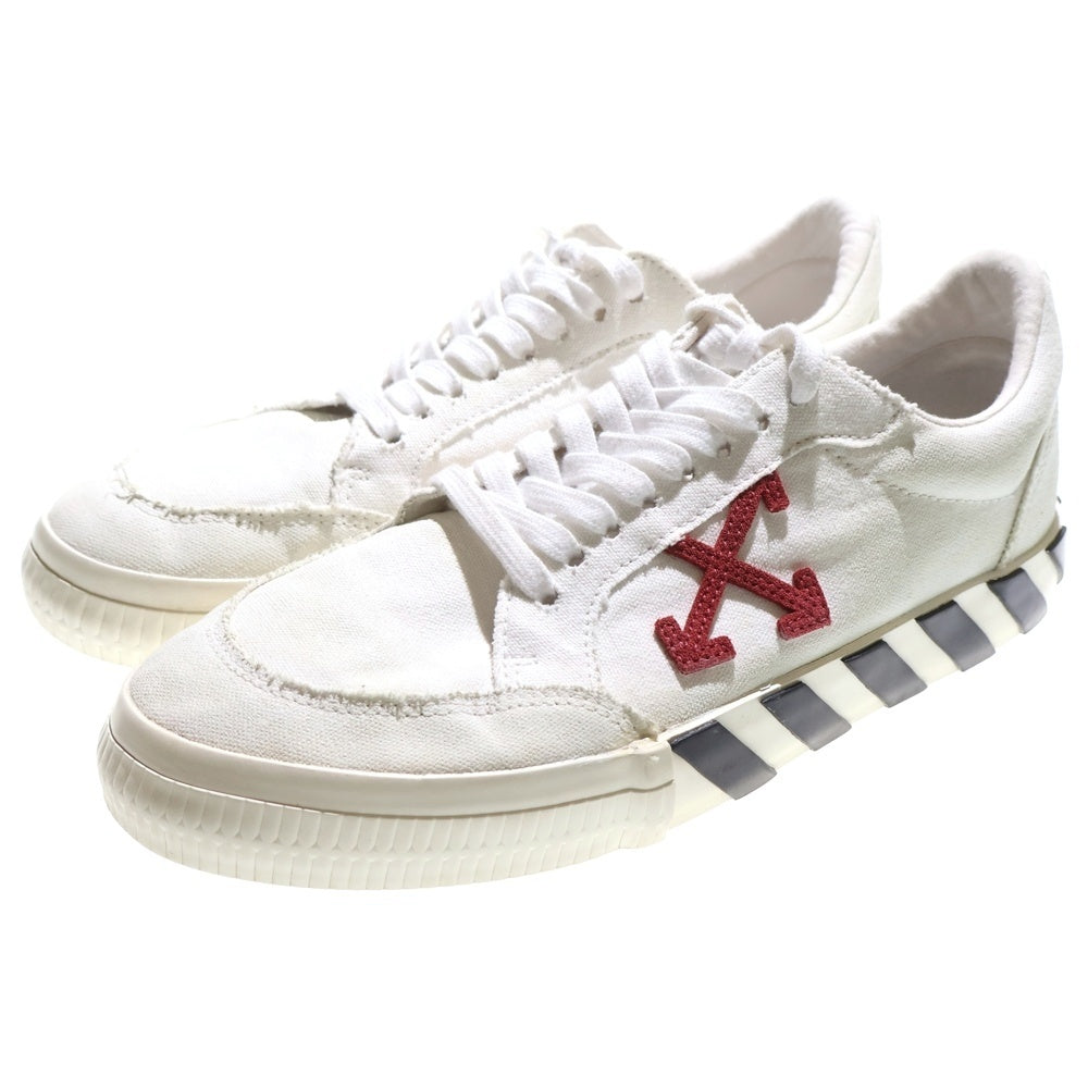 OFF-WHITE(オフホワイト) VULC LOW アローロゴ ローカットスニーカー ホワイト OMIA085R20C21018193