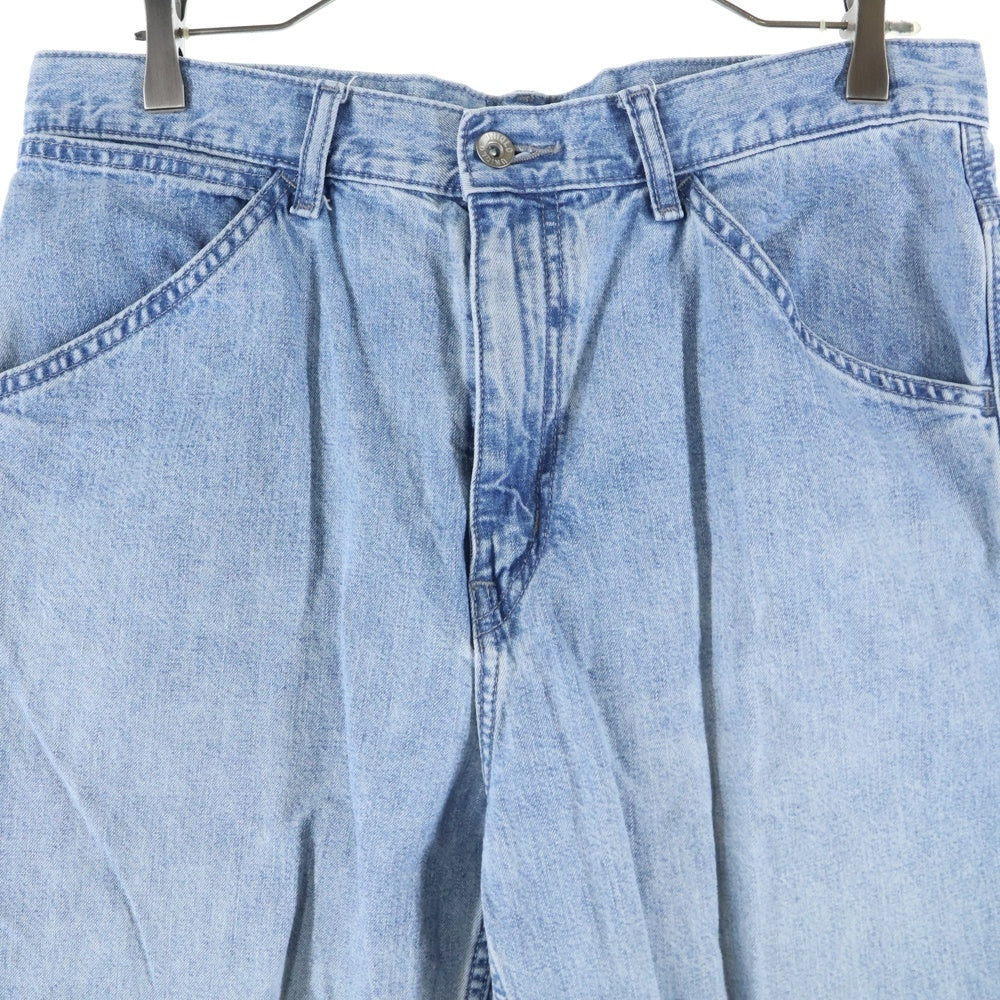 NO BRAND(ノーブランド) UNIQLO ユニクロ ストレートデニムパンツ ライトブルー