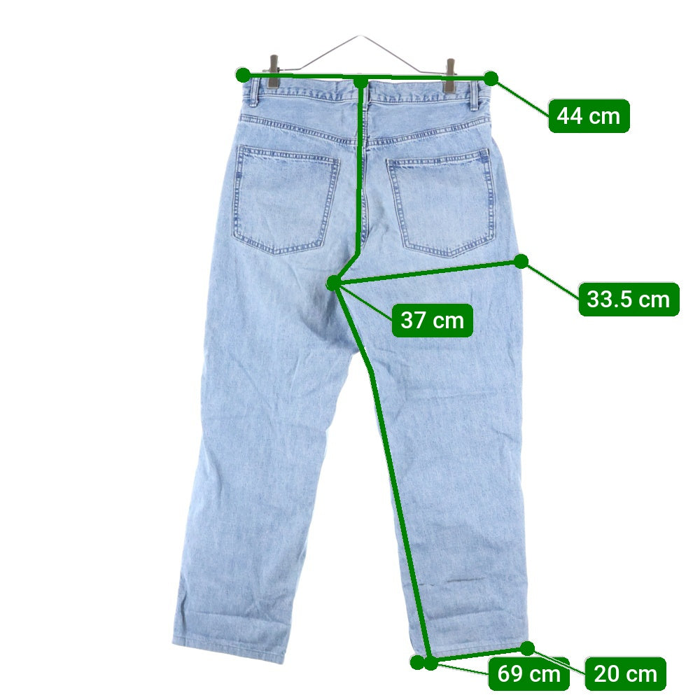 NO BRAND(ノーブランド) UNIQLO ユニクロ ストレートデニムパンツ ライトブルー