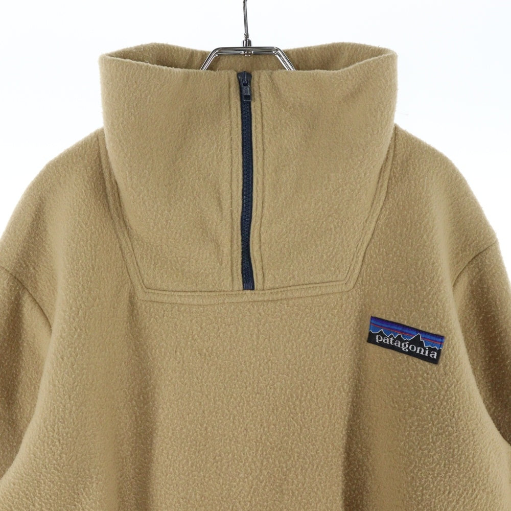 PATAGONIA(パタゴニア) 80s VINTAGE デカタグ ハーフジップ フリースジャケット パーカー ベージュ