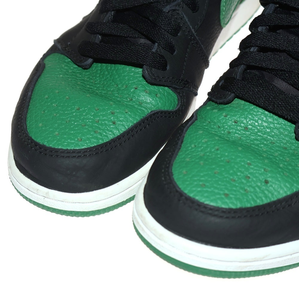 NIKE(ナイキ) AIR JORDAN 1 RETRO HIGH OG PINE GREEN 2020 エアジョーダン1 パイングリーン ハイカットスニーカー ブラック/グリーン US8.5/26.5cm 555088-030