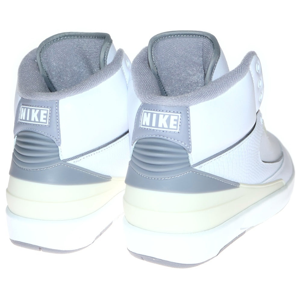 NIKE(ナイキ) Air Jordan 2 White and Cement Grey エアジョーダン2 ホワイト アンド セメントグレー ミッドカットスニーカー US9.5/27.5cm ホワイト/グレー DR8884-100