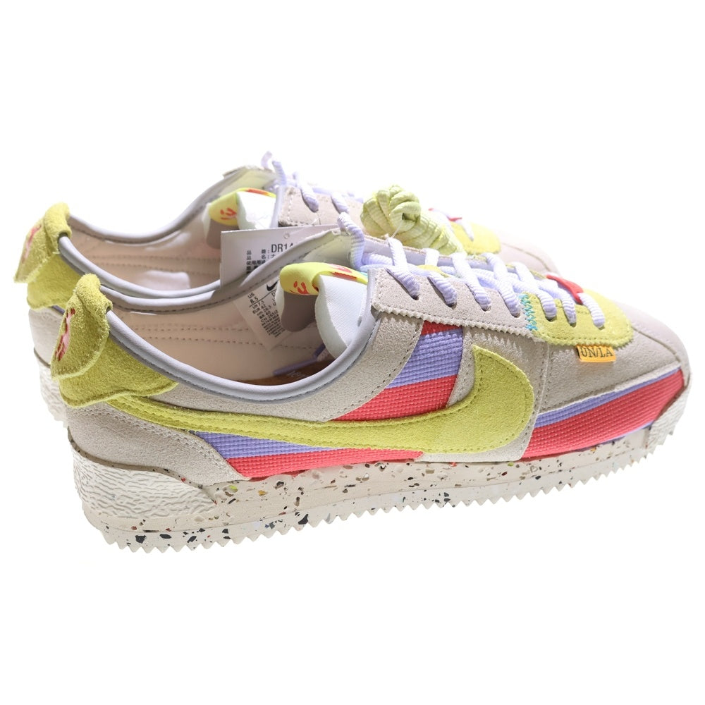 NIKE(ナイキ) ×Union CORTEZ Lemon Frost ユニオン コルテッツ レモンフロスト ローカットスニーカー マルチ US8.5/26.5cm DR1413-100