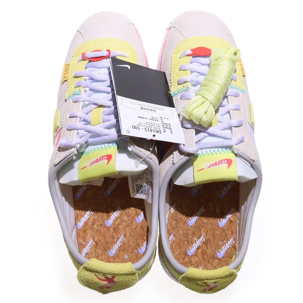 NIKE(ナイキ) ×Union CORTEZ Lemon Frost ユニオン コルテッツ レモンフロスト ローカットスニーカー マルチ US8.5/26.5cm DR1413-100