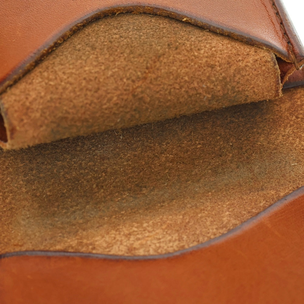 goro's(ゴローズ) K18付き フラワーコンチョ レザー カードケース 財布 焦げ茶