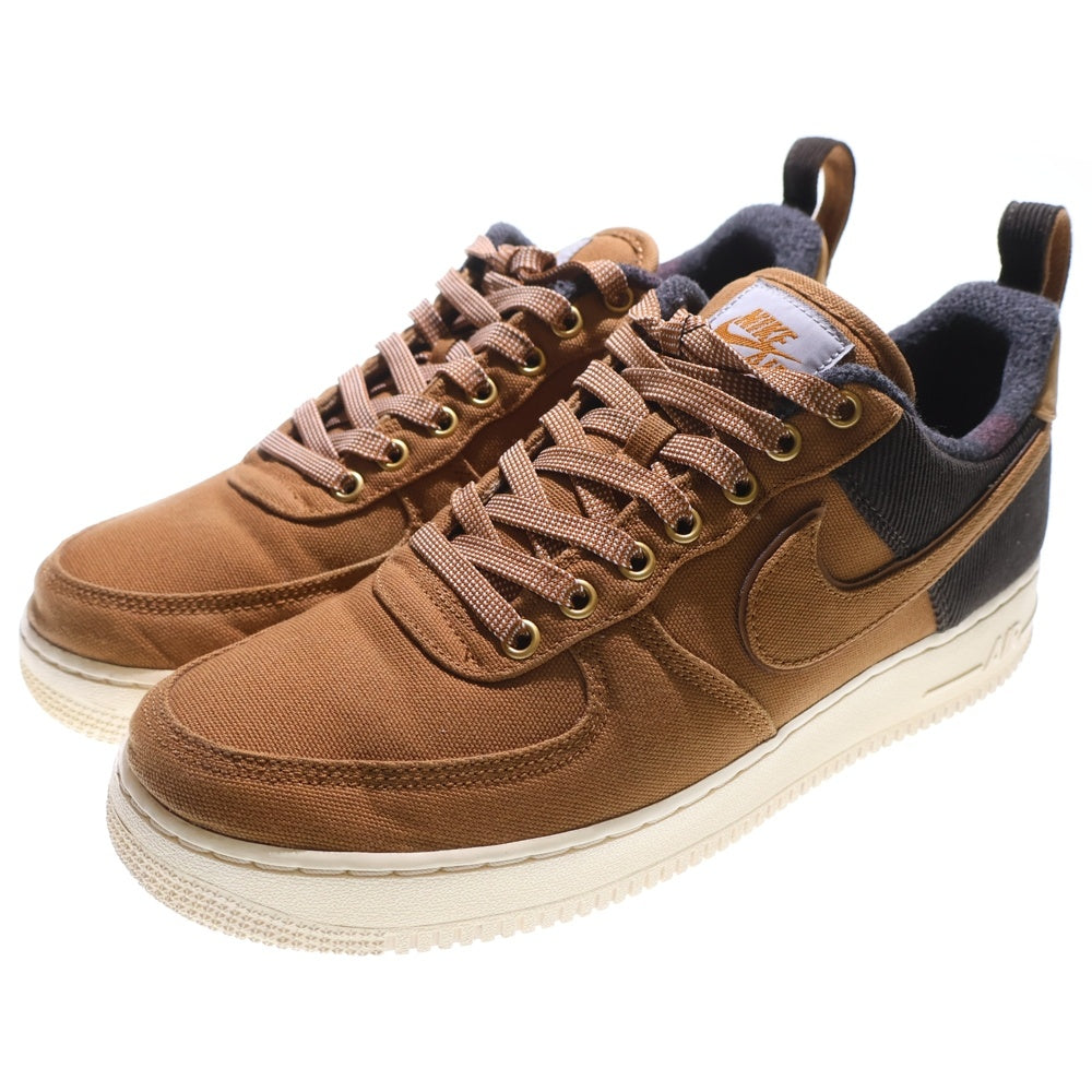 NIKE(ナイキ) ×CARHARTT WIP AIR FORCE 1 LOW '07 PRM AV4113-200 カーハート エアフォース1プレミアム ローカットスニーカー US11/12.5cm ブラウン AV4113-200