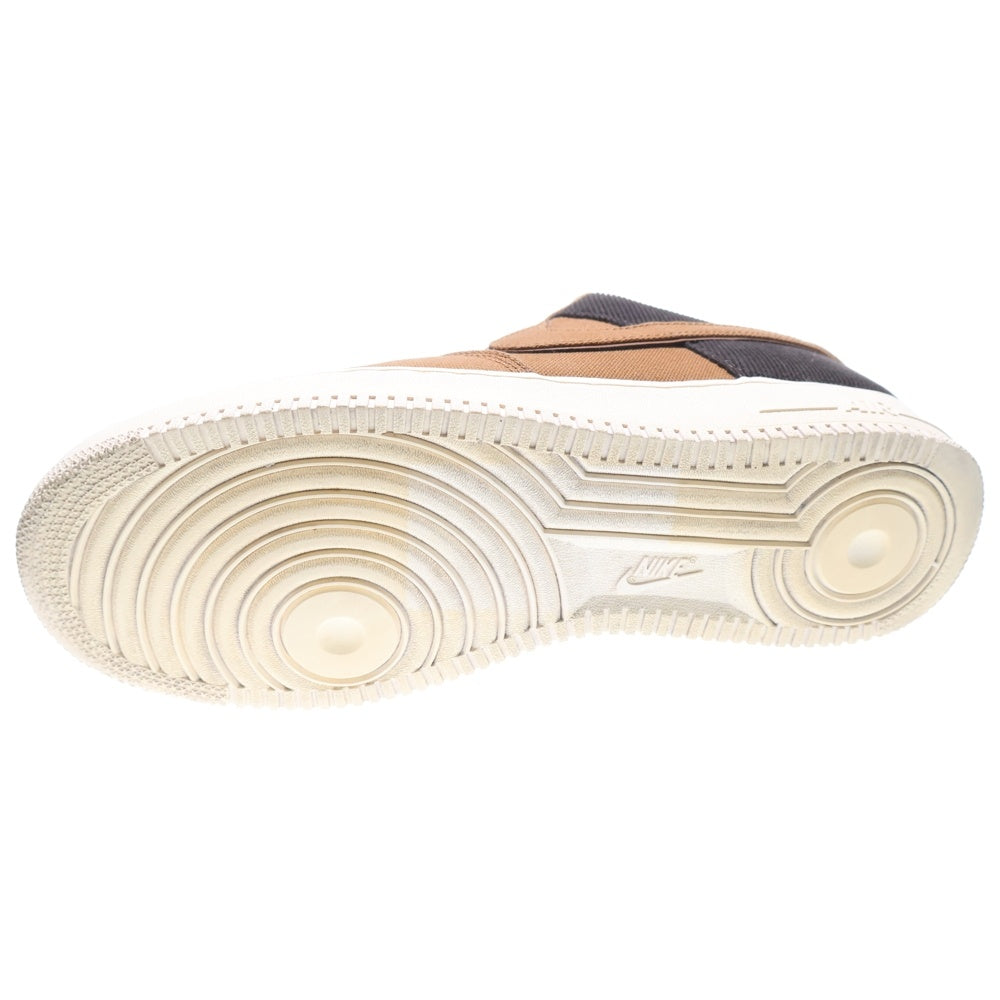 NIKE(ナイキ) ×CARHARTT WIP AIR FORCE 1 LOW '07 PRM AV4113-200 カーハート エアフォース1プレミアム ローカットスニーカー US11/12.5cm ブラウン AV4113-200