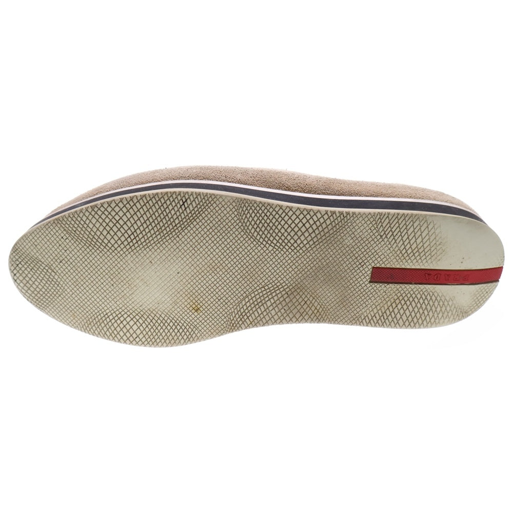 PRADA SPORT(プラダ スポーツ) スウェード スリッポン ローカット スニーカー ベージュ 3S5749