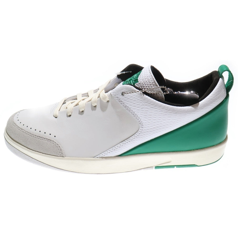NIKE(ナイキ) ×Nina Chanel Abney Air Jordan 2 Retro Low White and Malachite ニーナ・シャネル・アブニー エアジョーダン2 ローカットスニーカーDQ0560-160