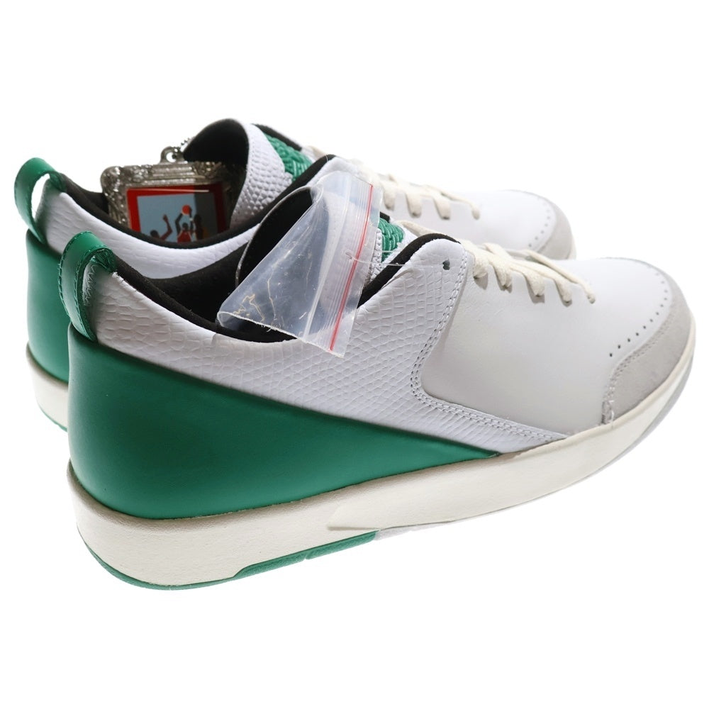 NIKE(ナイキ) ×Nina Chanel Abney Air Jordan 2 Retro Low White and Malachite ニーナ・シャネル・アブニー エアジョーダン2 ローカットスニーカーDQ0560-160