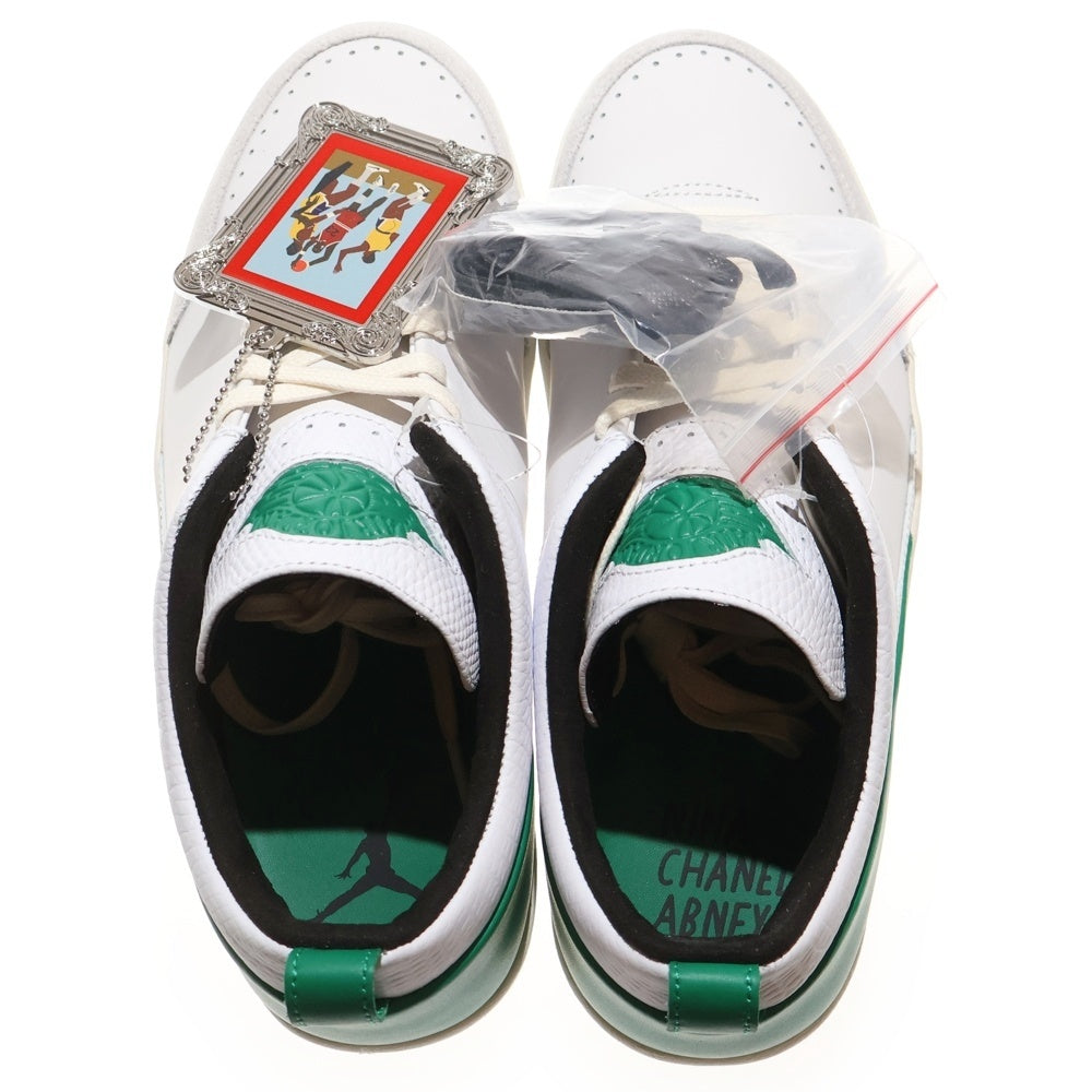 NIKE(ナイキ) ×Nina Chanel Abney Air Jordan 2 Retro Low White and Malachite ニーナ・シャネル・アブニー エアジョーダン2 ローカットスニーカーDQ0560-160