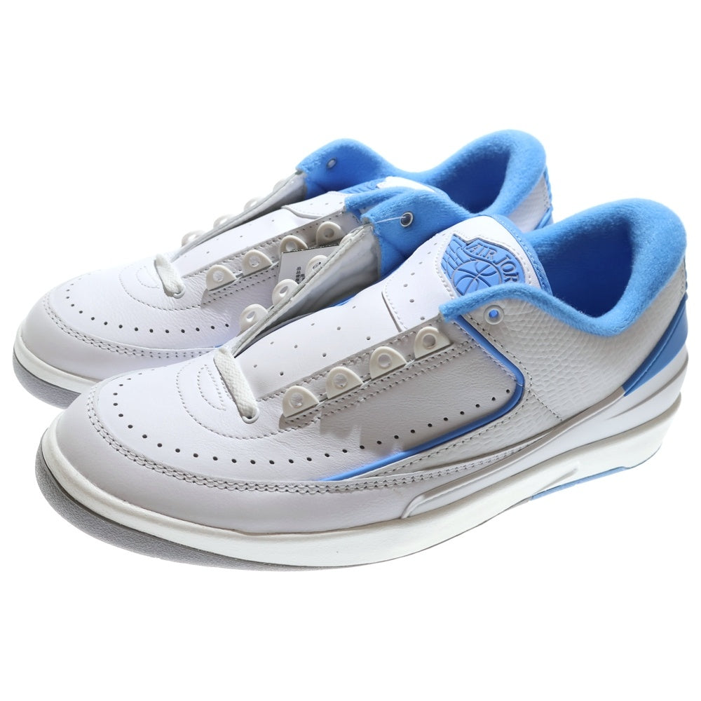 NIKE(ナイキ) AIR JORDAN 2 RETRO LOW UNIVERSITY BLUE エアジョーダン2 レトロ ロー ユニバーシティブルー ローカットスニーカー ブルー/ホワイト US9/27cm DV9956-104