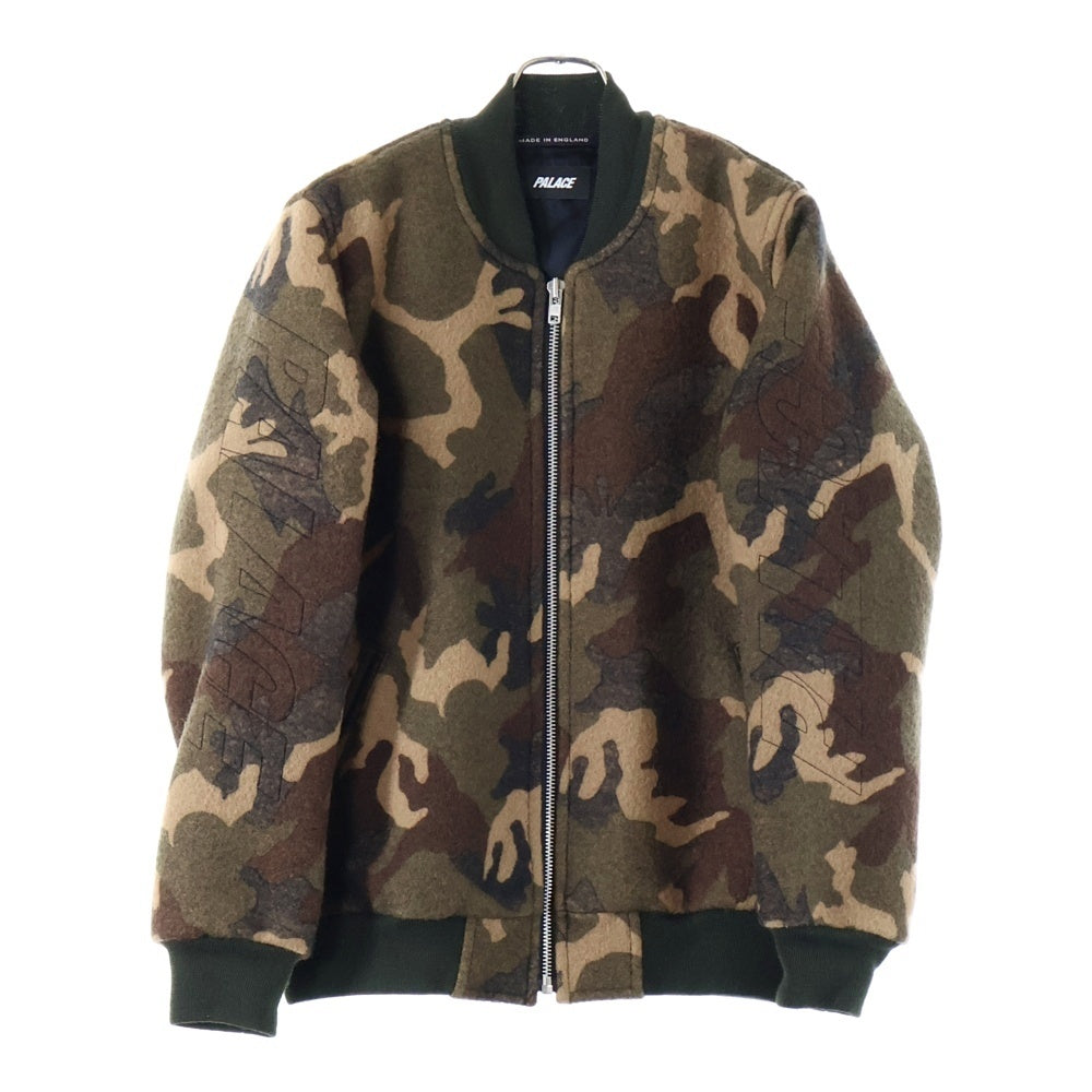 Palace Skateboards(パレススケートボーズ) 14SS Camo Bomber Jacket カモ柄 ウール ボンバージャケット ブルゾン カーキ