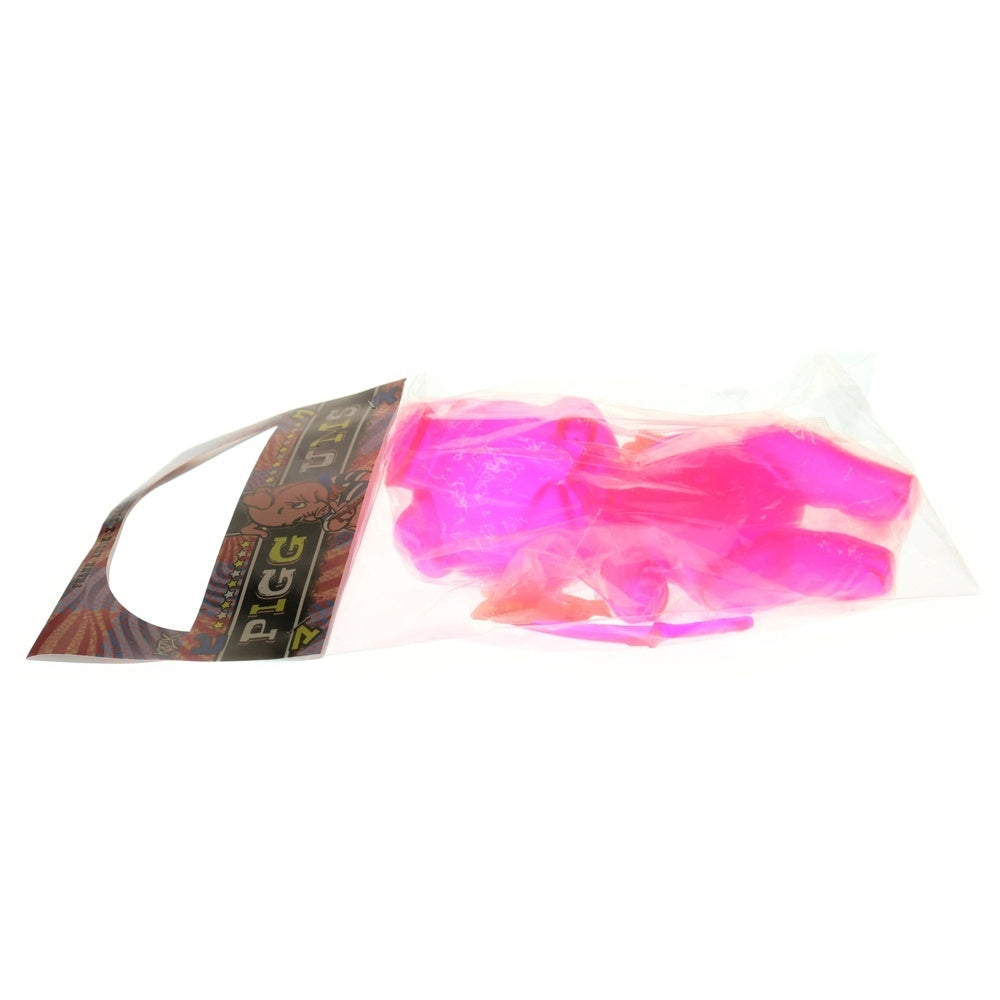 BlackBook Toy(ブラックブックトイ) × Frank Kozik Piggums フランク・コジック クリア ピグマス ソフビ フィギュア ネオンピンク