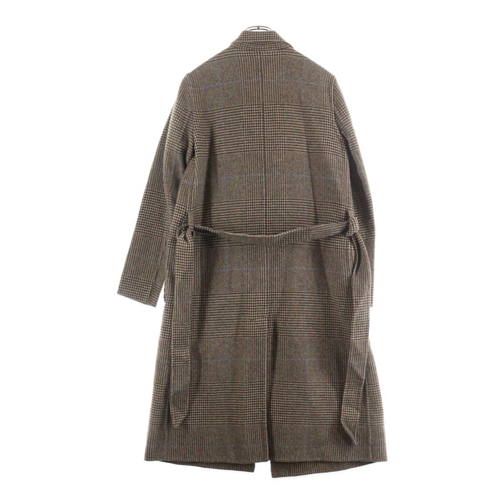 POLO RALPH LAUREN(ポロラルフローレン) チェック 総柄 トレンチコート ロングコート ベージュ/ブラウン レディース