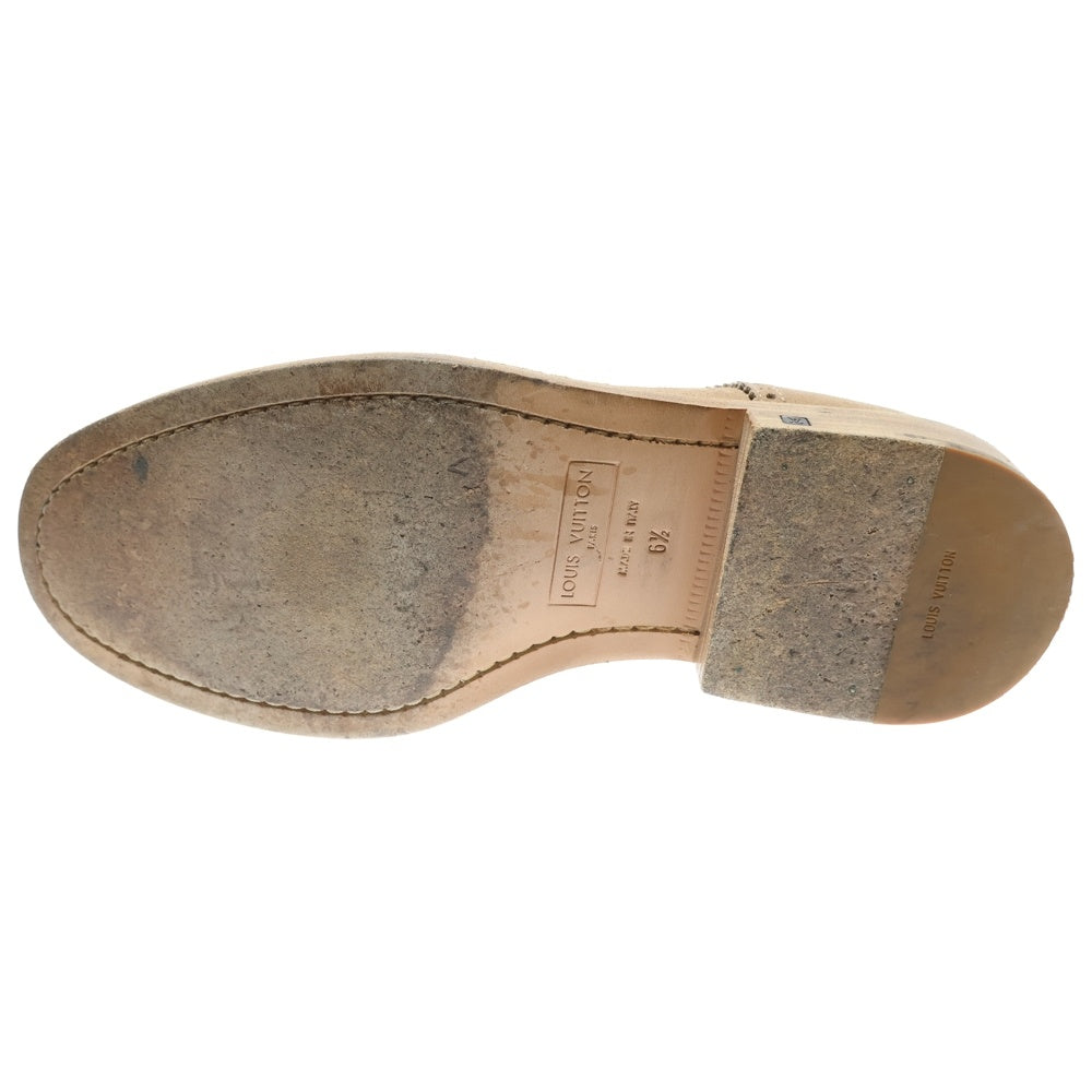 LOUIS VUITTON(ルイヴィトン) スエードレザー レースアップ ドレスシューズ ベージュ ST1024