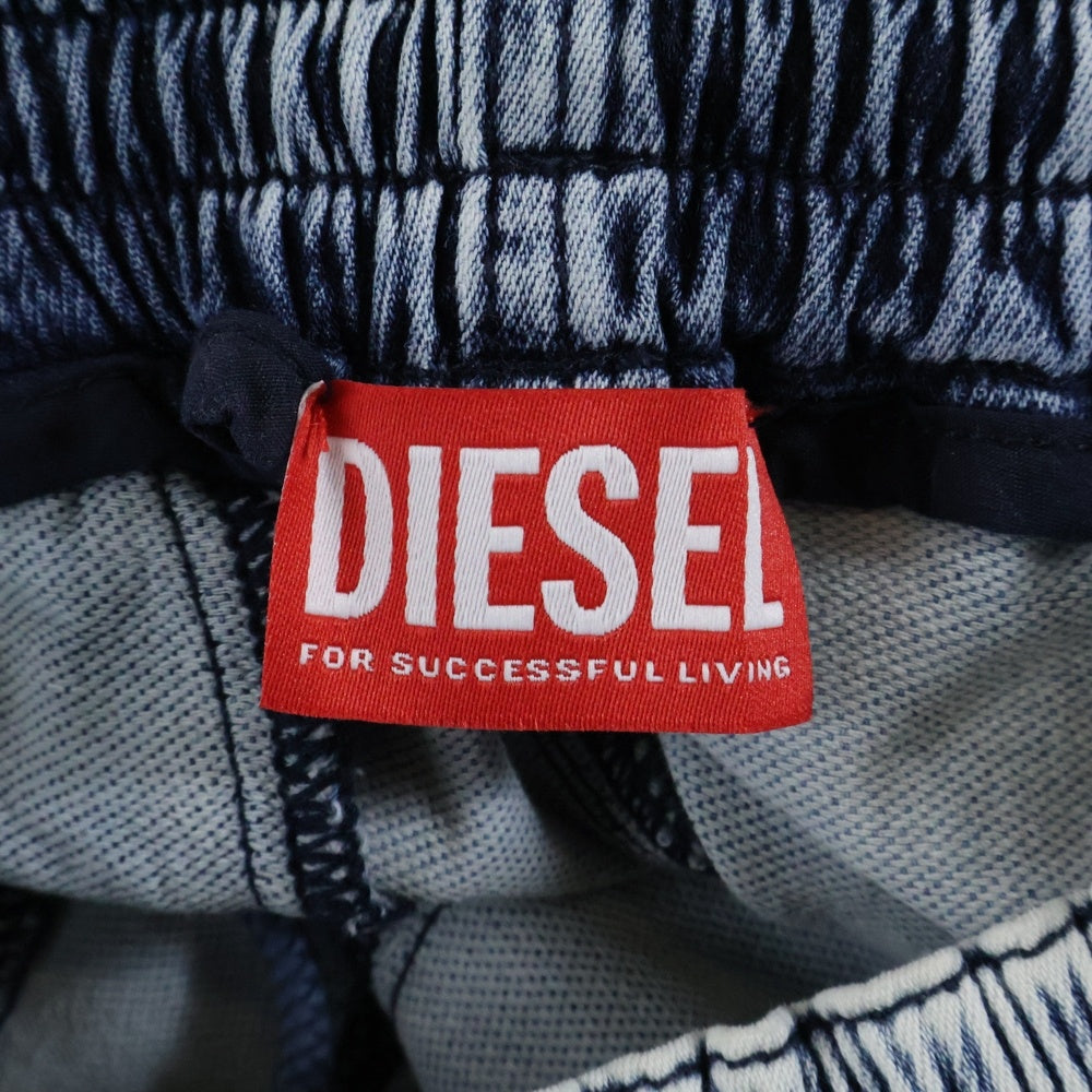 DIESEL(ディーゼル) D-LAB-S2 TRACK ビッグオーバルD ロゴ デニムトラックパンツ インディゴ A14963