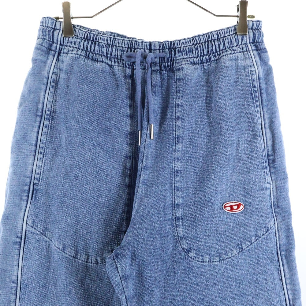 DIESEL(ディーゼル) D-MARTIANS-NE SWEAT JEANS Dロゴ デニム ジョグパンツ インディゴ A03924