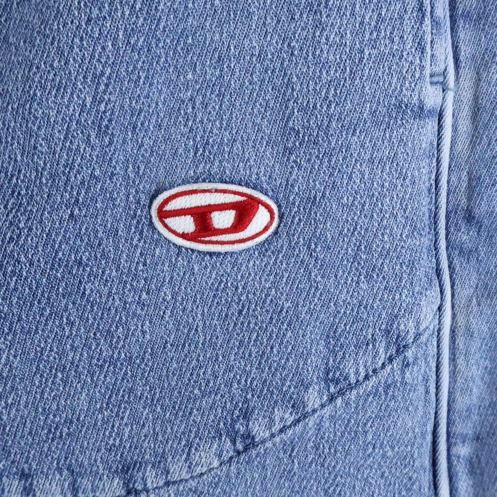 DIESEL(ディーゼル) D-MARTIANS-NE SWEAT JEANS Dロゴ デニム ジョグパンツ インディゴ A03924