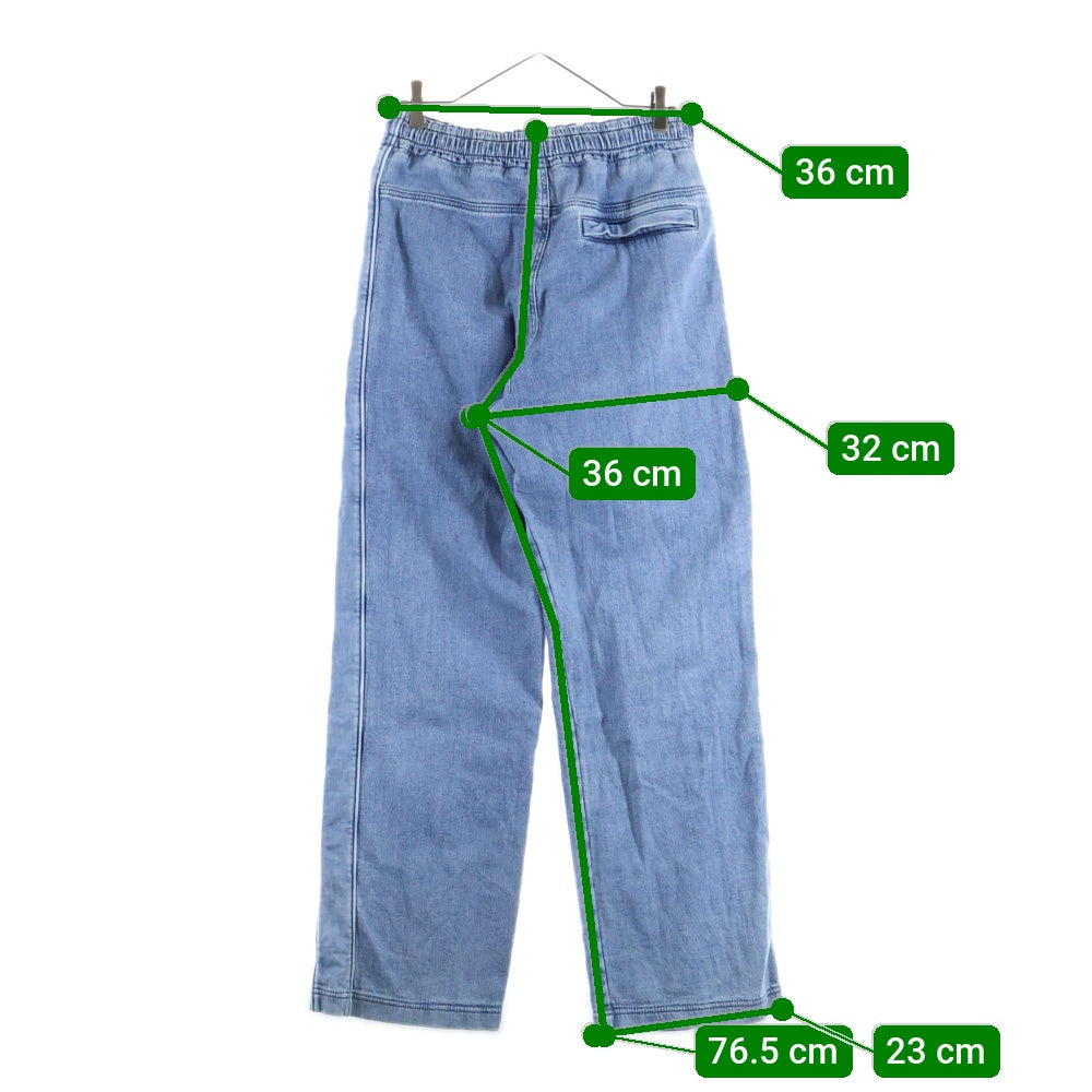 DIESEL(ディーゼル) D-MARTIANS-NE SWEAT JEANS Dロゴ デニム ジョグパンツ インディゴ A03924