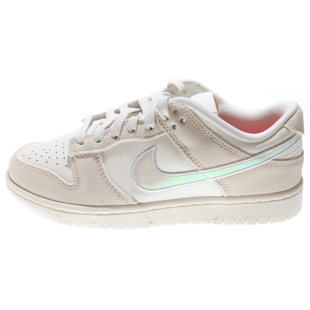 NIKE(ナイキ) WMNS Dunk Low Iridescent Swoosh ダンク ロー インシデント スウォッシュ ローカットスニーカー ホワイト HF5074-133