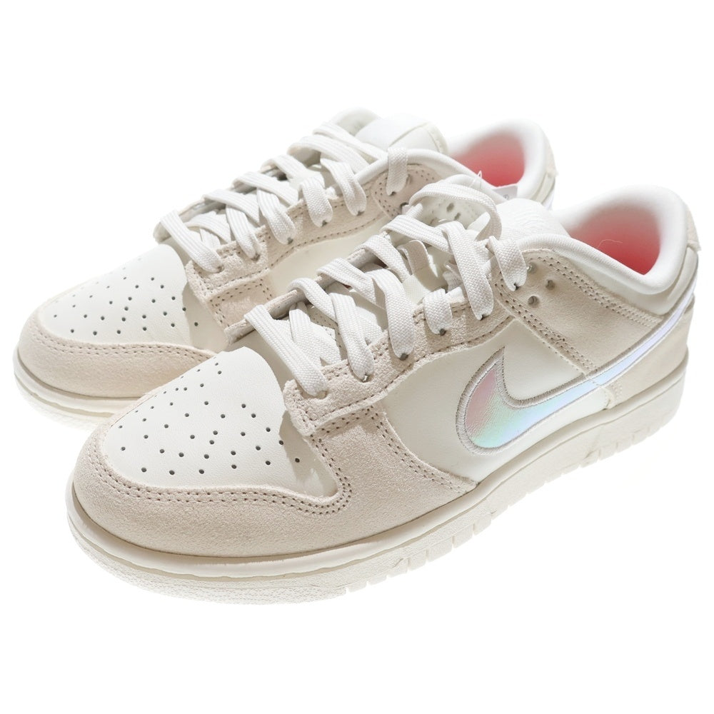 NIKE(ナイキ) WMNS Dunk Low Iridescent Swoosh ダンク ロー インシデント スウォッシュ ローカットスニーカー ホワイト HF5074-133