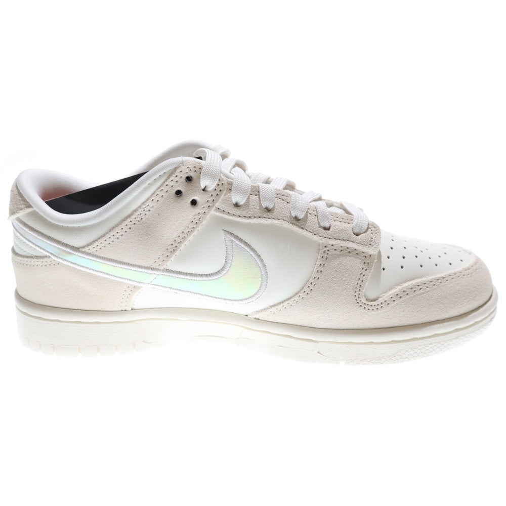 NIKE(ナイキ) WMNS Dunk Low Iridescent Swoosh ダンク ロー インシデント スウォッシュ ローカットスニーカー ホワイト HF5074-133