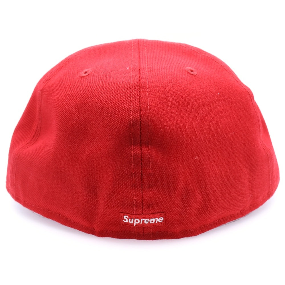 SUPREME(シュプリーム) 18AW ×NEW ERA Classic Script Cap ニューエラ クラシックスクリプトロゴ 刺繍 ベースボールキャップ レッド