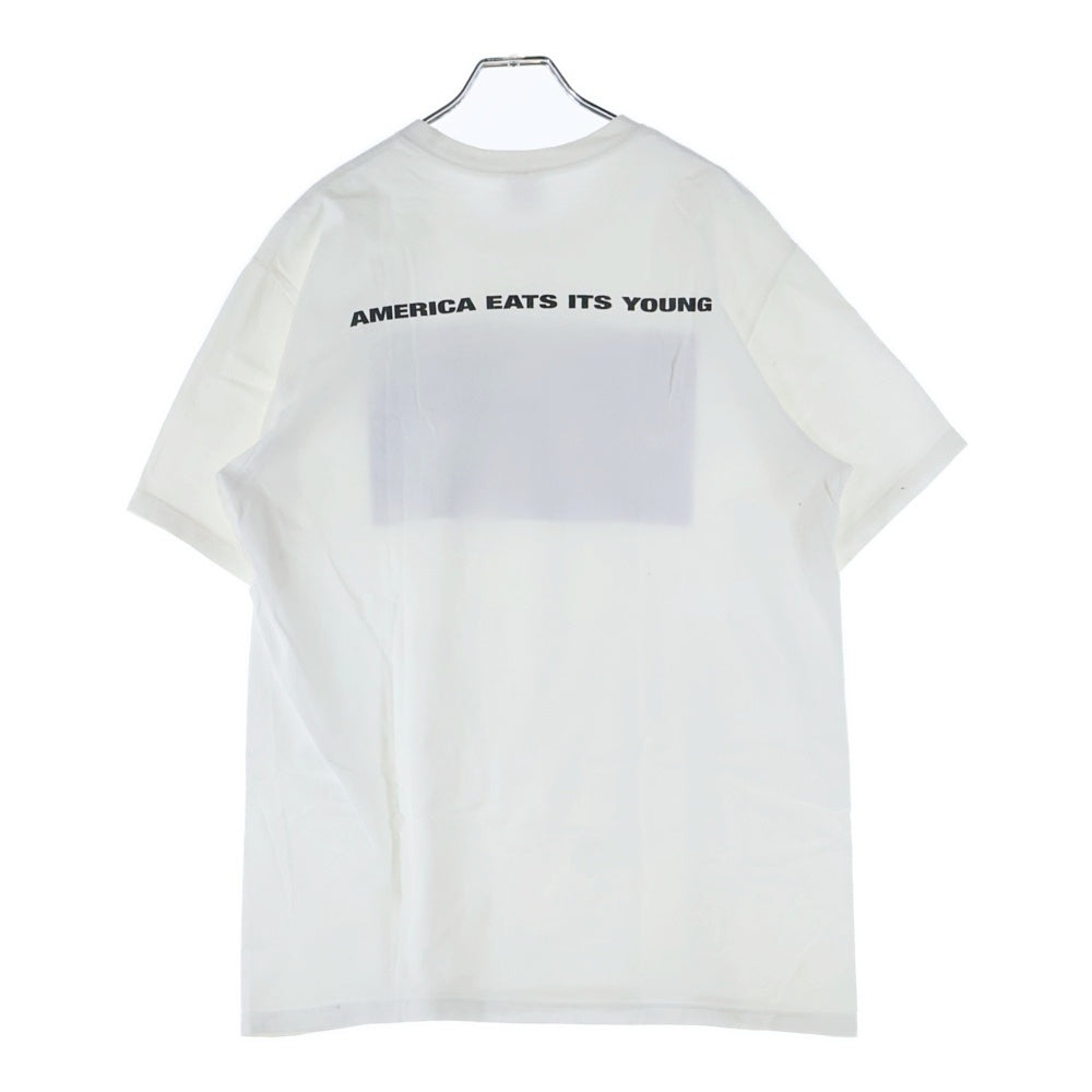 SUPREME(シュプリーム) 21AW America Eats Its Young Tee アメリカ イーツ イッツ ヤング フォトプリント 半袖Tシャツ カットソー ホワイト