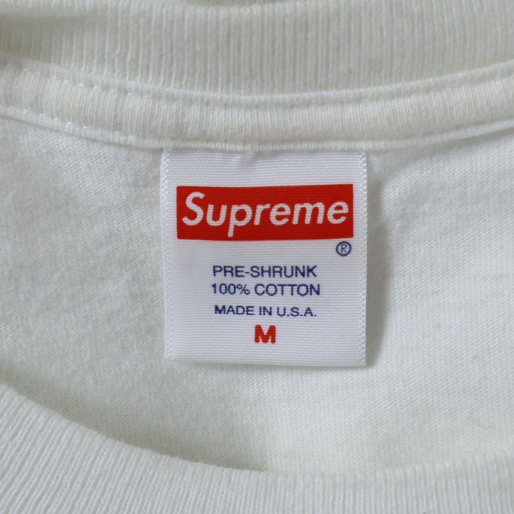 SUPREME(シュプリーム) 21AW America Eats Its Young Tee アメリカ イーツ イッツ ヤング フォトプリント 半袖Tシャツ カットソー ホワイト