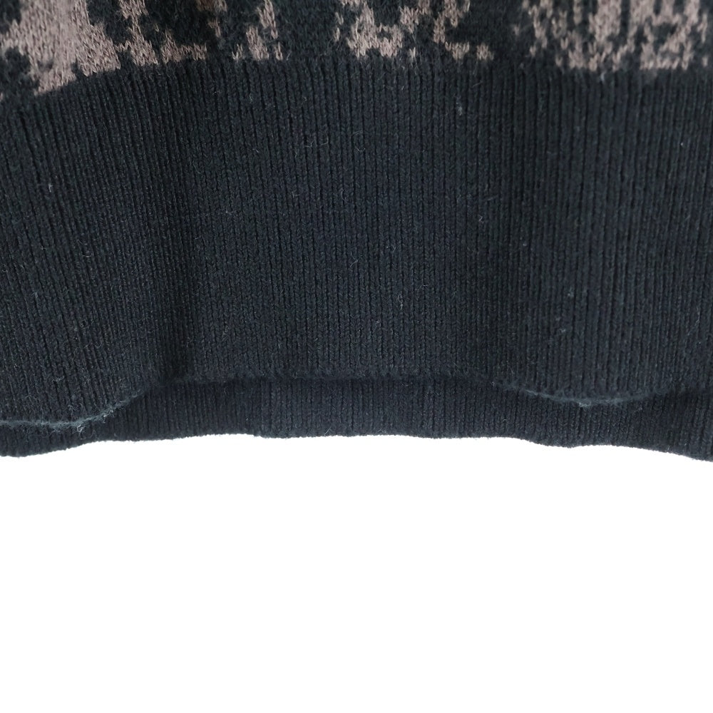 WACKO MARIA(ワコマリア) 22AW PYTHON KINT POLO SHIRT パイソン柄 長袖ポロシャツ ブラウン 22FW-WMK-KN20