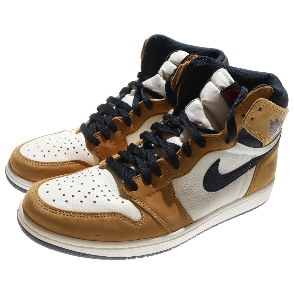 NIKE(ナイキ) AIR JORDAN 1 RETRO ROOKIE OF THE YEAR エアジョーダン1 ルーキーオブザイヤー ハイカットスニーカー US10/28cm ホワイト/ブラウン 555088-700