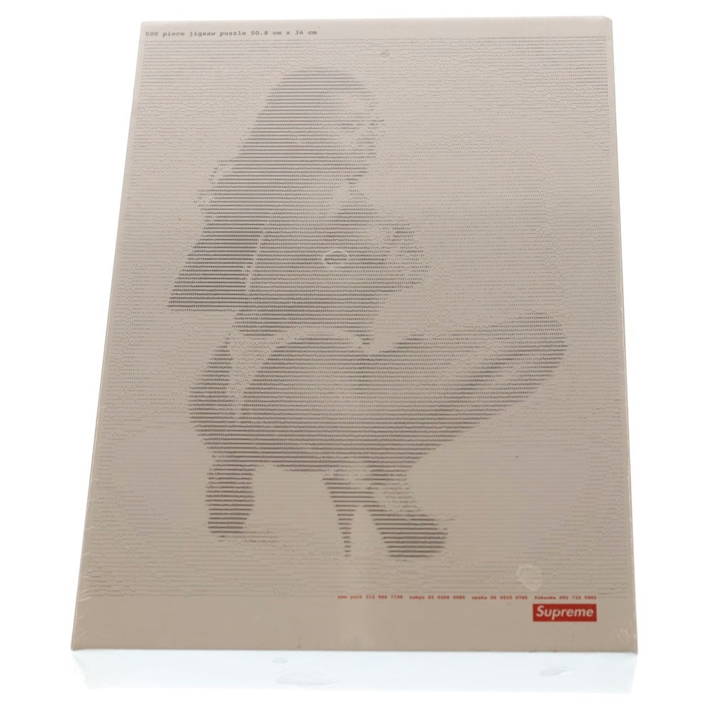SUPREME(シュプリーム) 17SS Terry Richardson Digi Jigsaw Puzzle 500Pieces テリーリチャードソン ジグソーパズル ホワイト