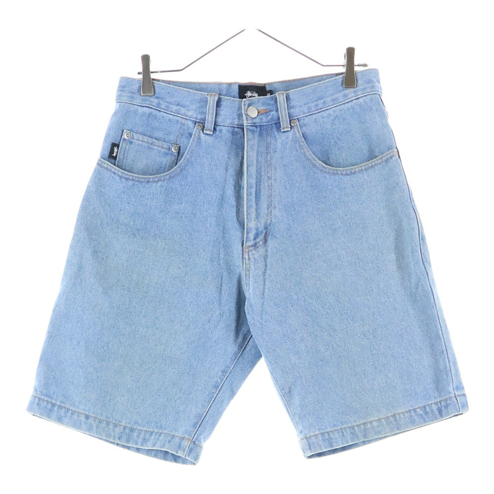 STUSSY(ステューシー) ロゴパッチ デニム ショーツ インディゴ