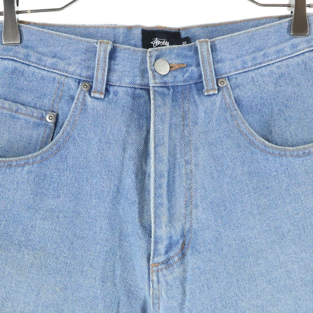 STUSSY(ステューシー) ロゴパッチ デニム ショーツ インディゴ
