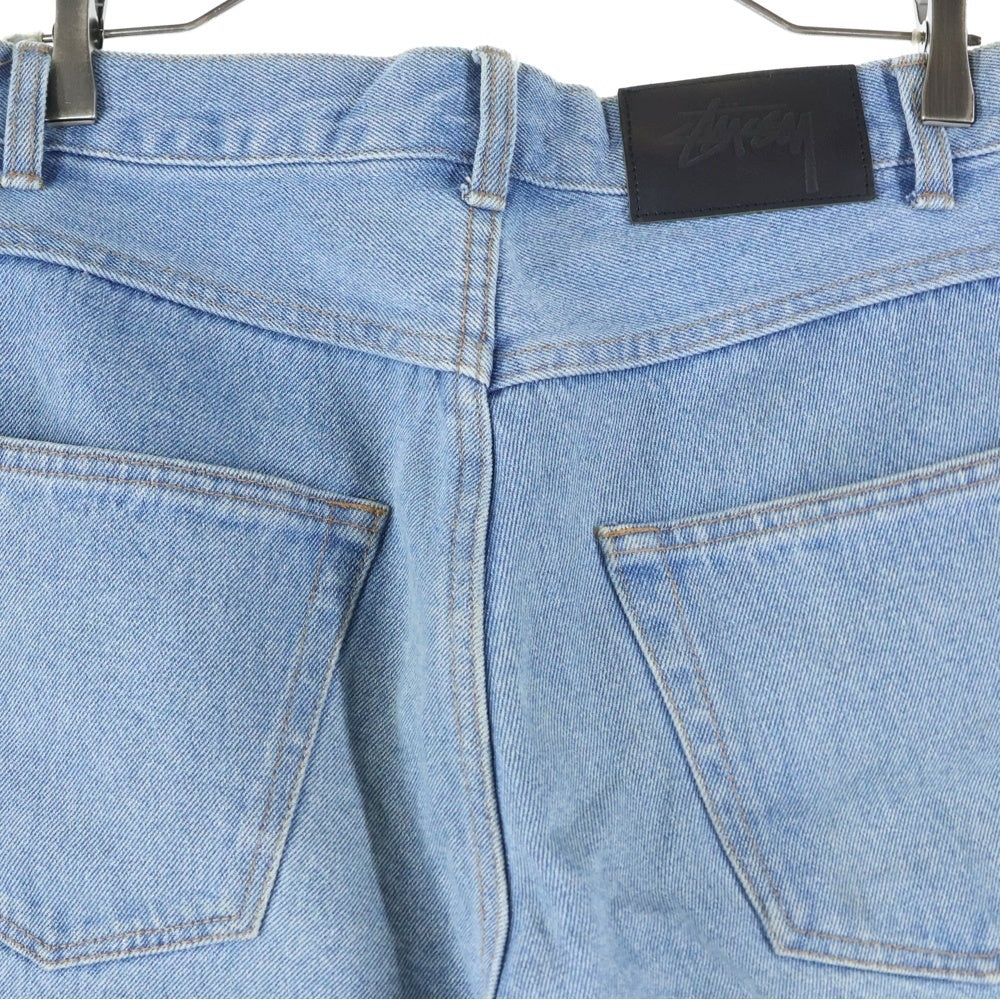 STUSSY(ステューシー) ロゴパッチ デニム ショーツ インディゴ
