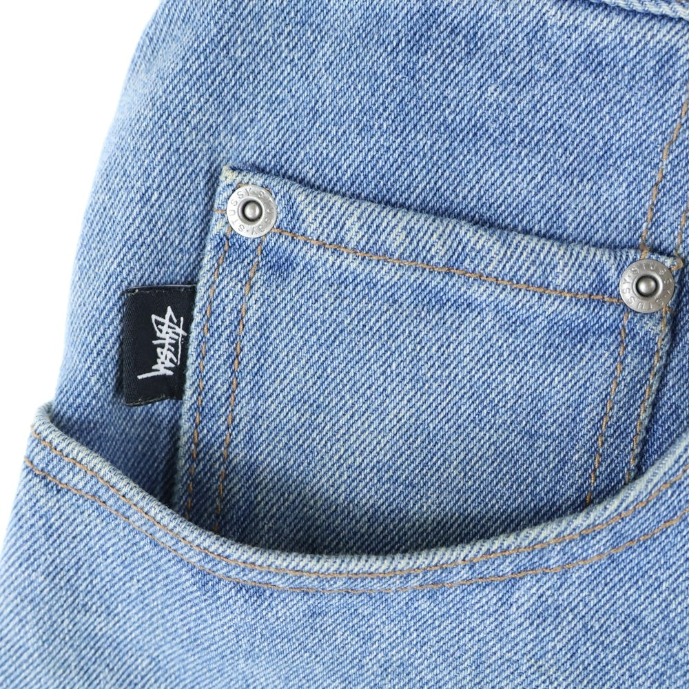 STUSSY(ステューシー) ロゴパッチ デニム ショーツ インディゴ