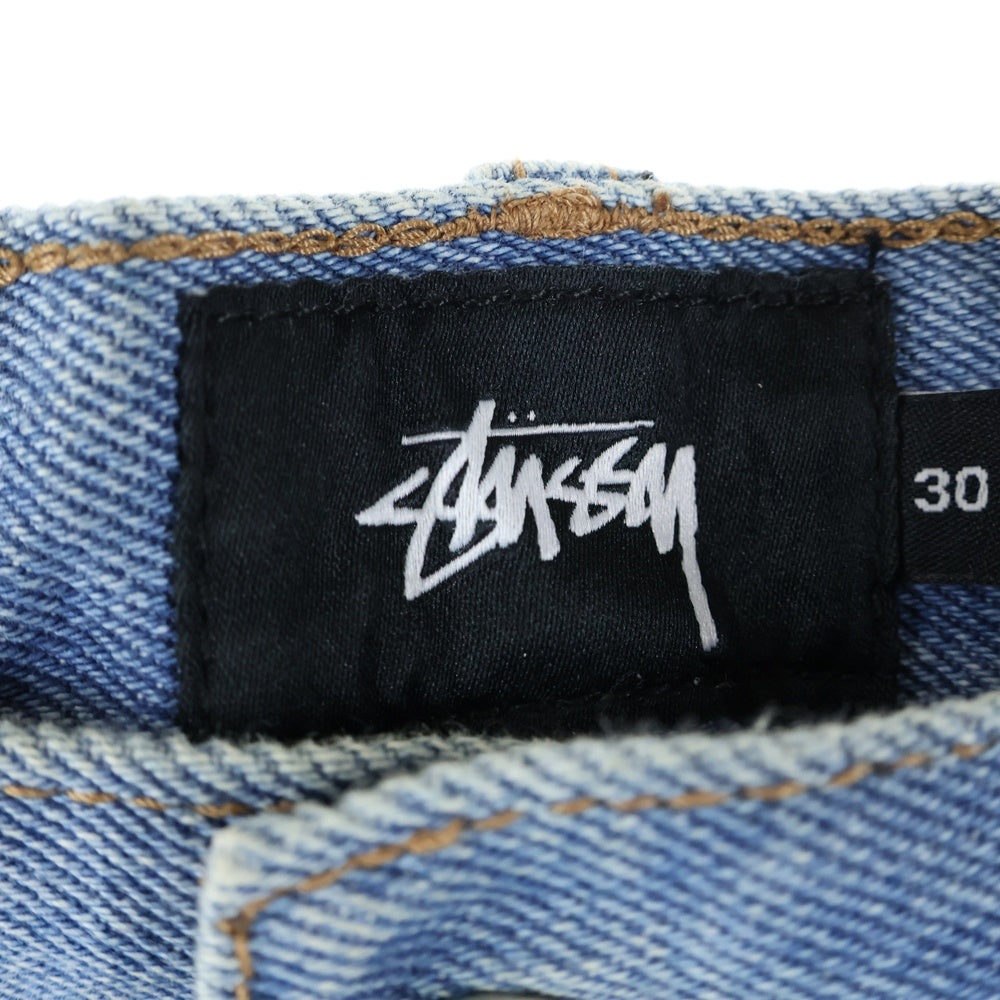 STUSSY(ステューシー) ロゴパッチ デニム ショーツ インディゴ