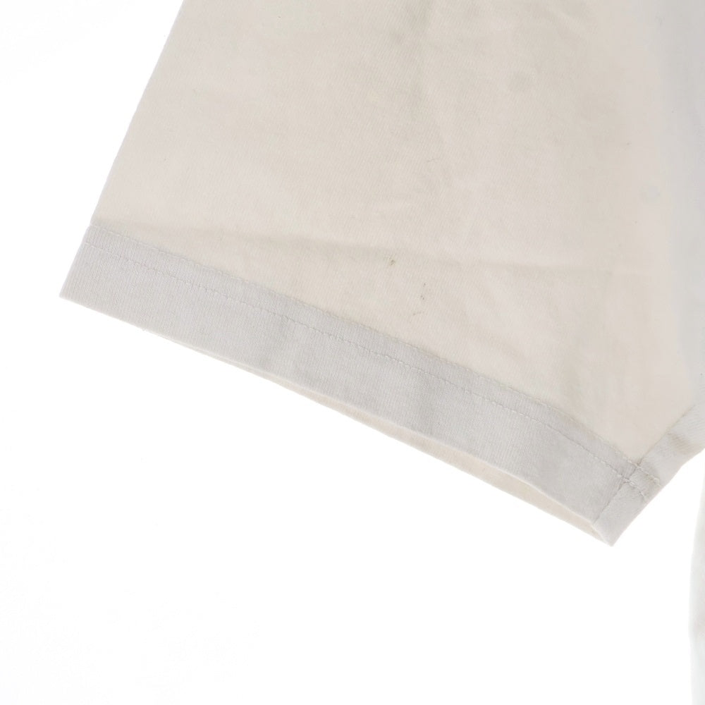 AAPE BY A BATHING APE(エーエイプバイアベイシングエイプ) 両面プリント クルーネック 半袖 Tシャツ カットソー ホワイト AAPTEM0882XXI