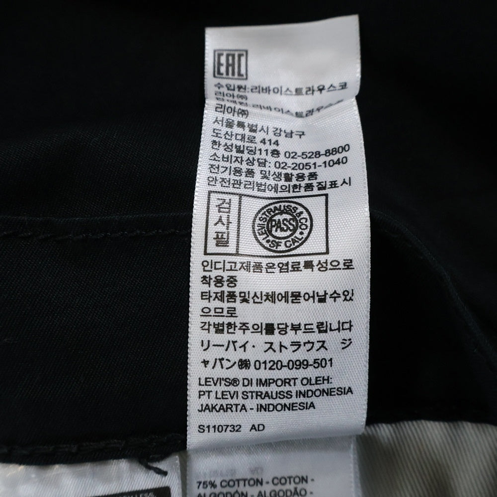 Levi's(リーバイス) 502 チノパン ストレートパンツ ブラック