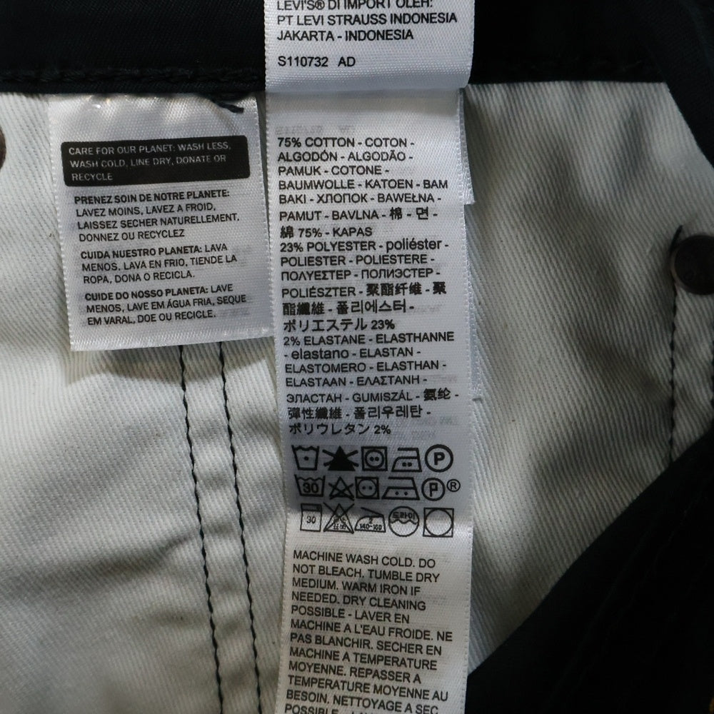 Levi's(リーバイス) 502 チノパン ストレートパンツ ブラック