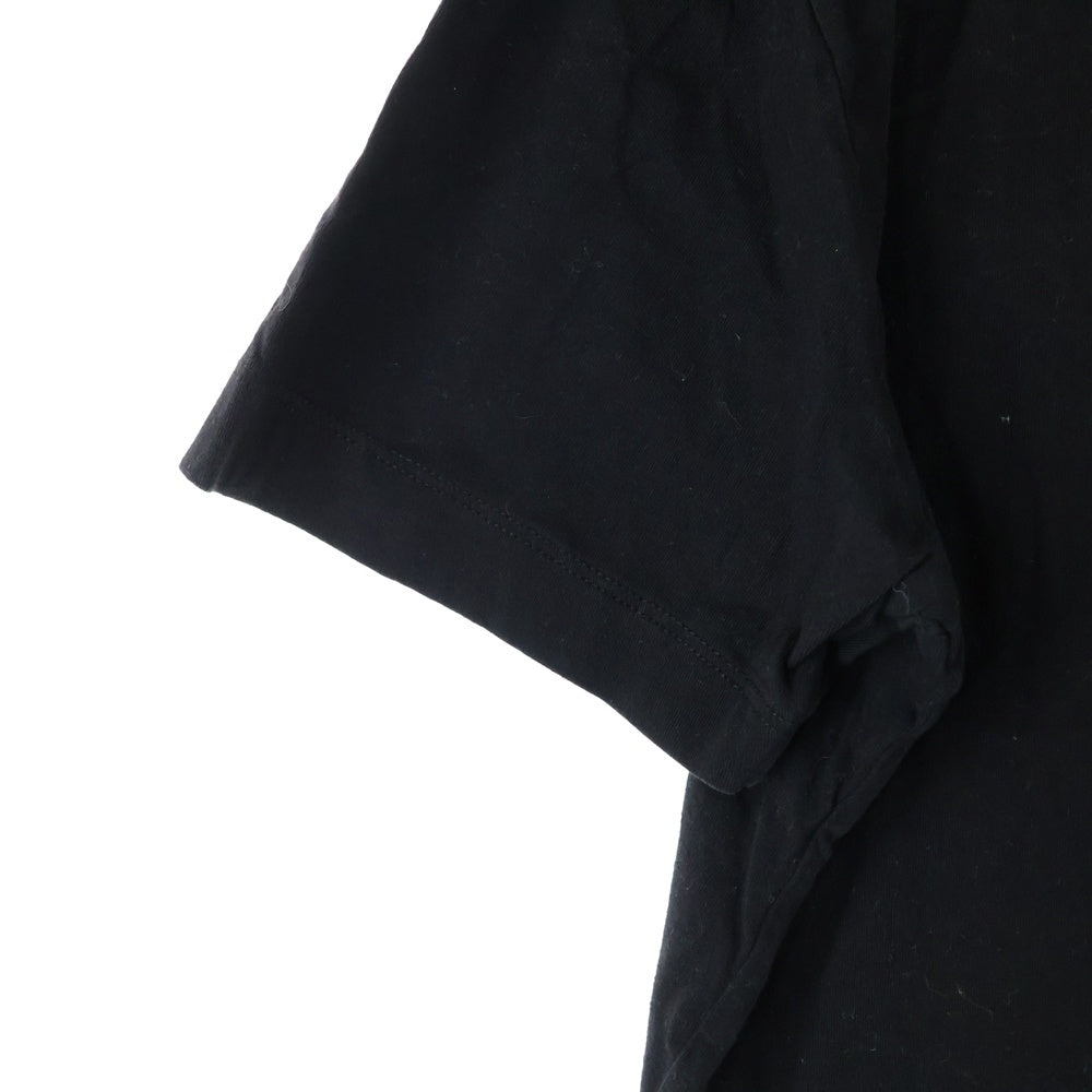 DIESEL(ディーゼル) 胸 デニムポケット 半袖Tシャツ カットソー ブラック