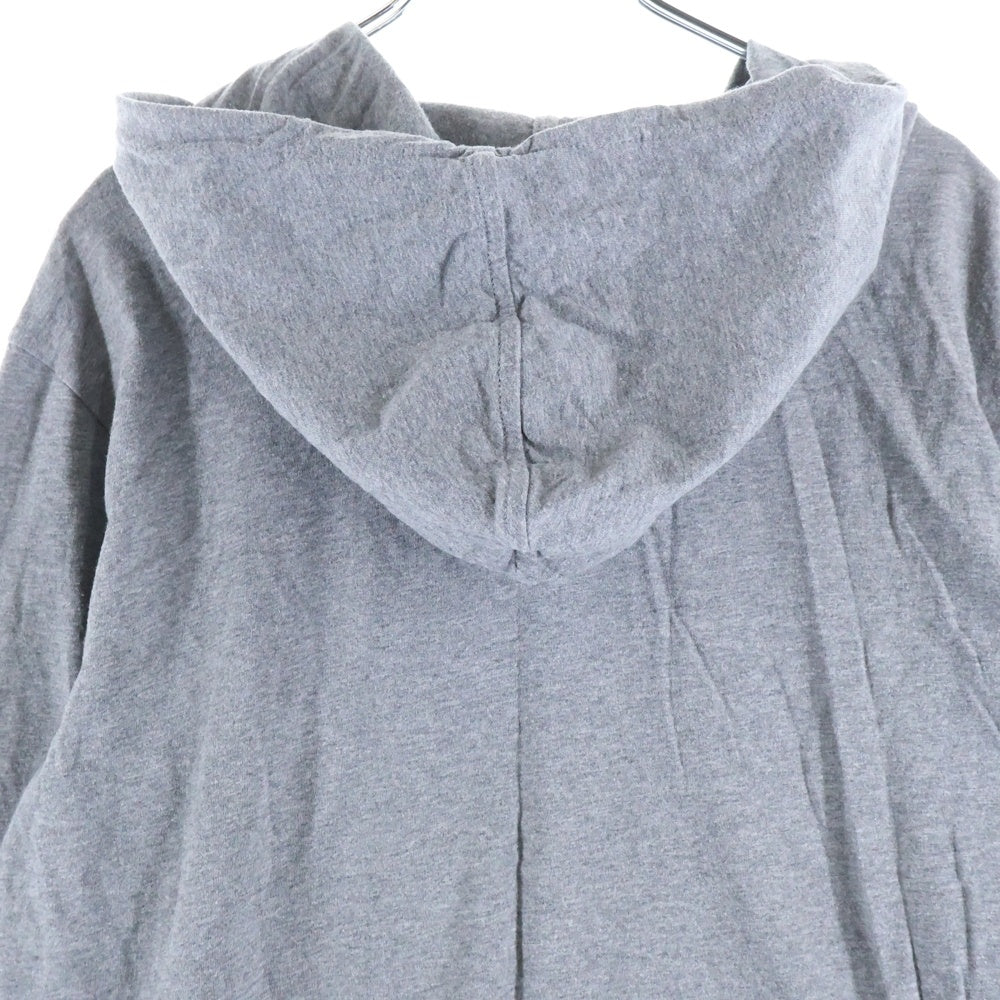 DIESEL(ディーゼル) フロント ロゴ プリント プルオーバーパーカー フーディ グレー