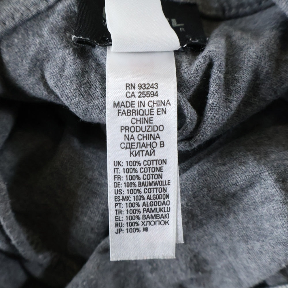 DIESEL(ディーゼル) フロント ロゴ プリント プルオーバーパーカー フーディ グレー