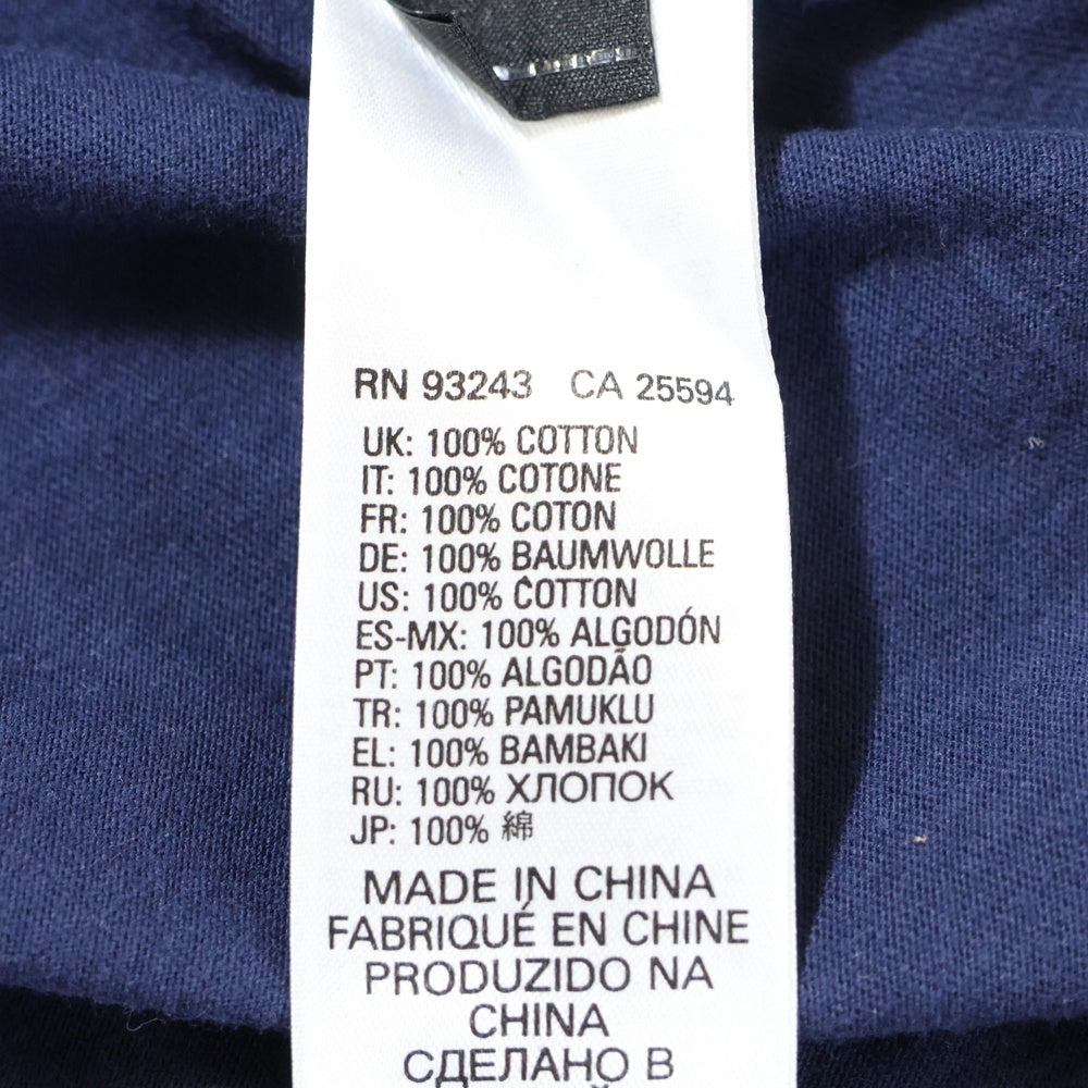 DIESEL(ディーゼル) テープ ロゴプリント 半袖Tシャツ カットソー ネイビー