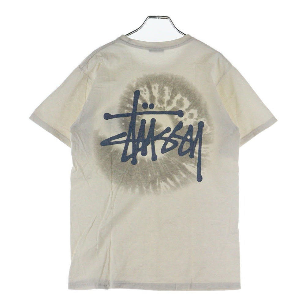 STUSSY(ステューシー) フォトプリント 両面 ロゴプリント 半袖Tシャツ カットソー ホワイト