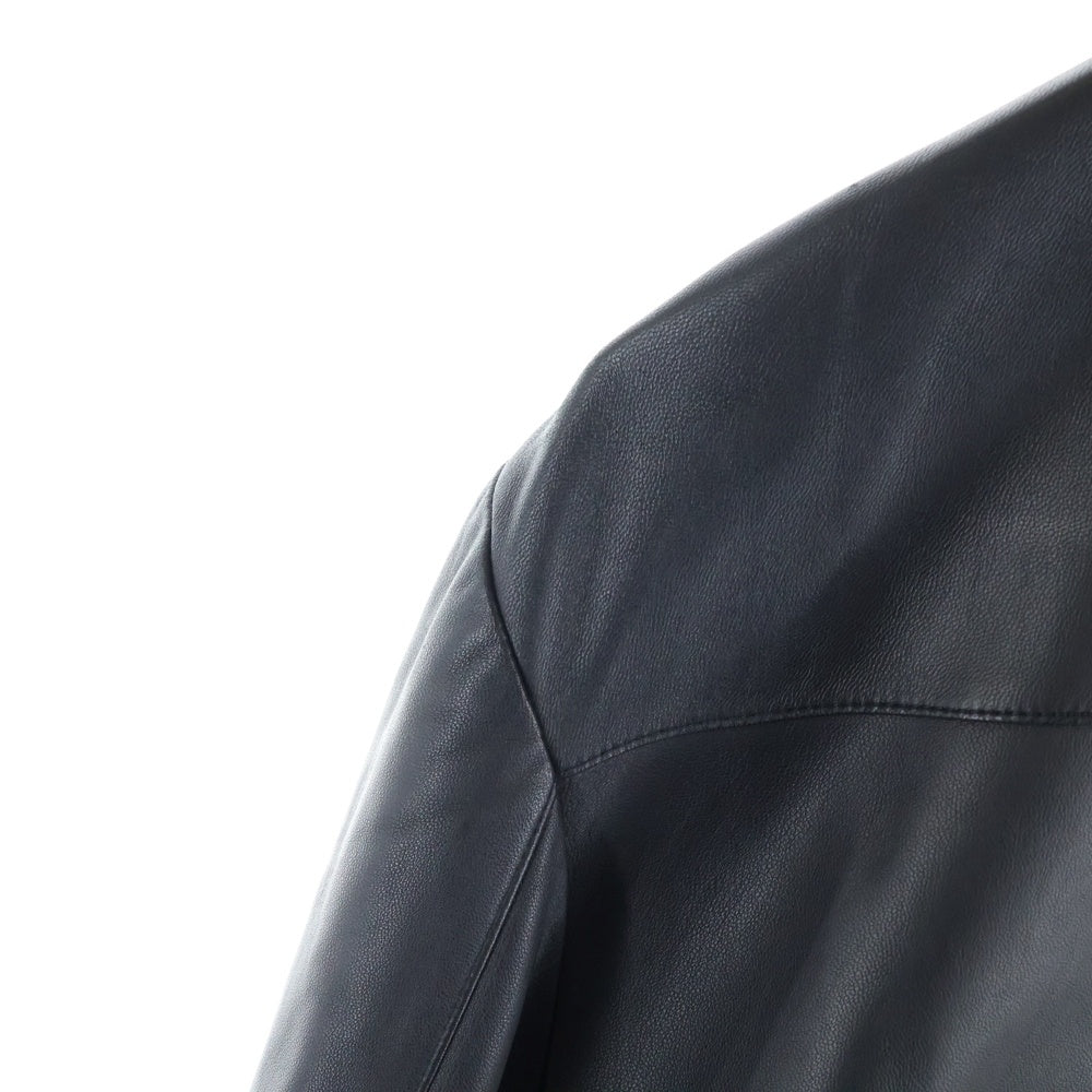 FENDI(フェンディ) Beige Full Monogram Lining Overcoat フロント モノグラム スタッズ シングルライダース ブラック FPG430 SSM