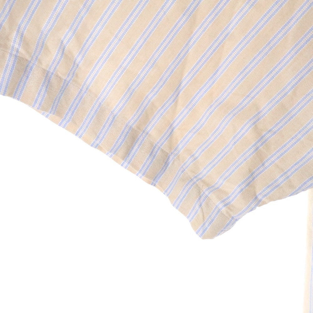 SUPREME(シュプリーム) 25SS Loose Fit Oxford S/S Shirts ルーズフィット ピンストライプ オックスフォード ボタンダウン 半袖シャツ ベージュ